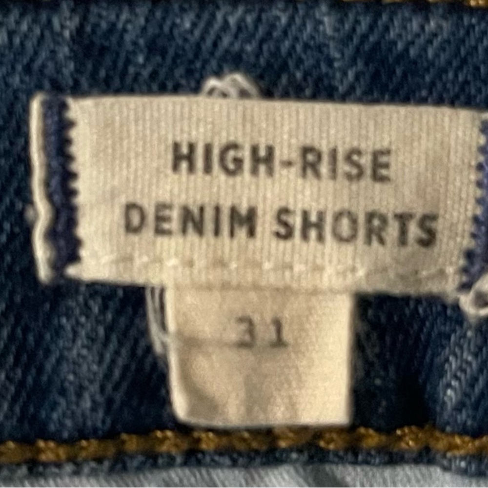 J. Crew - Madewell Blue Denim Cutoff Shorts - size 31 - Picture 4 of 5